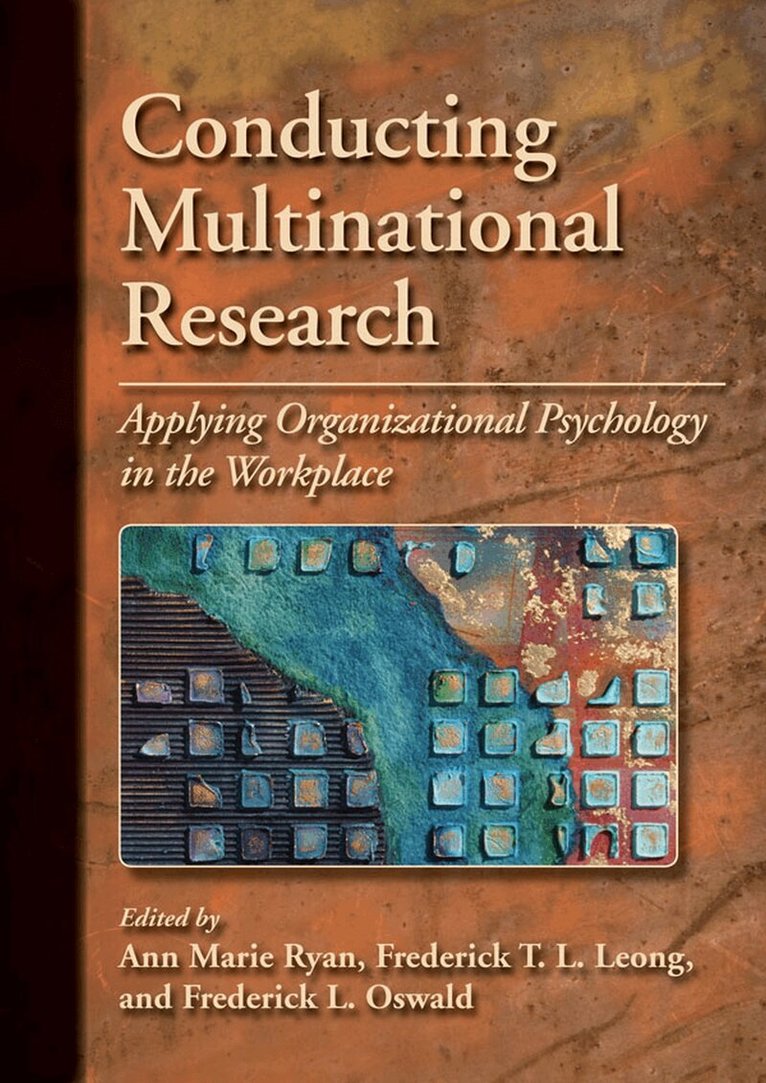 Ann Marie Ryan, Frederick T. L. Leong, Frederick Oswald - Conducting Multinational Research, Inbunden. Tillgänglighet: Tillfälligt slut