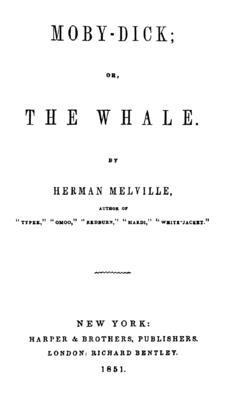 Herman Melville - Moby-Dick, or, The Whale, Inbunden