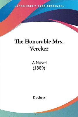 Honorable Mrs. Vereker