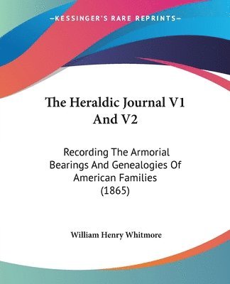 Heraldic Journal V1 And V2