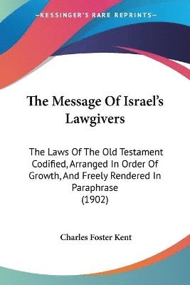 Message Of Israel's Lawgivers