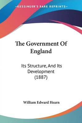 William Edward Hearn - Government Of England, Häftad