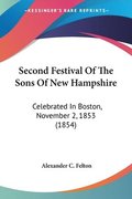 Second Festival Of The Sons Of New Hampshire