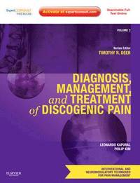 Diagnosis, Management, and Treatment of Discogenic Pain