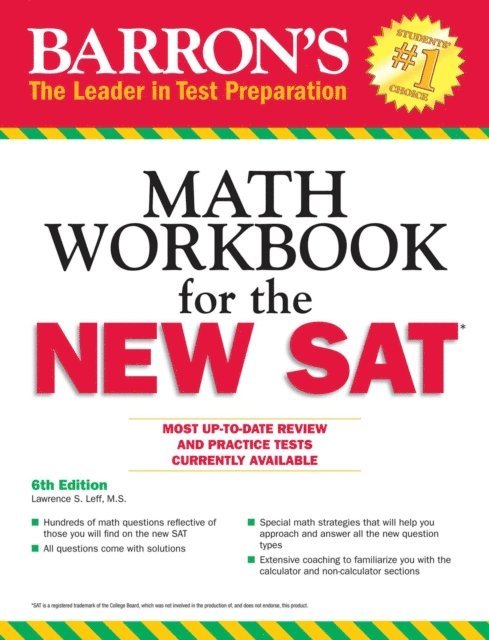 Lawrence S. Leff - Math Workbook for the NEW SAT, E-bok