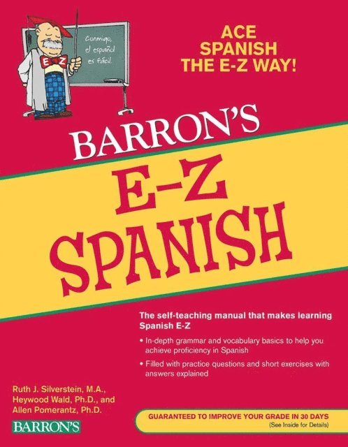 Heywood Wald, Allen Pomerantz, Ruth J. Silverstein - E-Z Spanish, E-bok