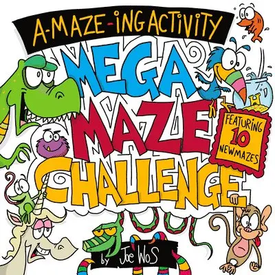 Joe Wos - A-MAZE-ING Activity: Mega Maze Challenge, Häftad. Tillgänglighet: Lägg i varukorg