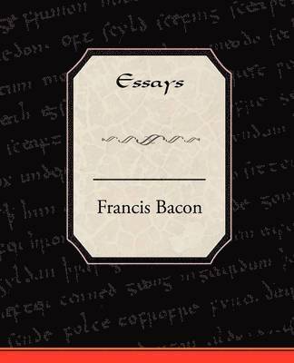 Francis Bacon - Essays, Häftad