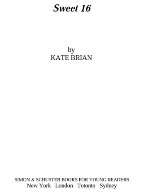 Kate Brian - Sweet 16, E-bok