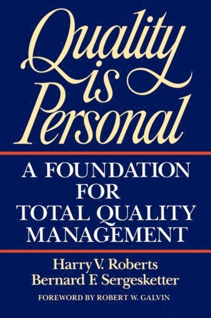 Harry Roberts - Quality Is Personal, E-bok