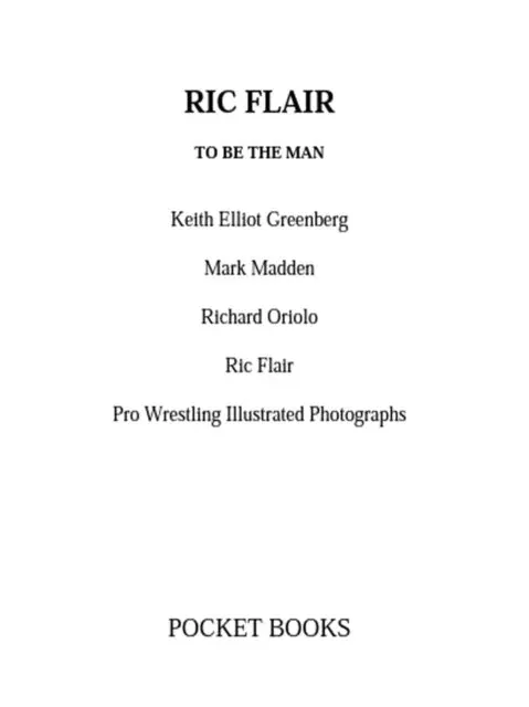 Ric Flair, Mark Madden - Ric Flair: To Be the Man, E-bok. Tillgänglighet: Lägg i varukorg