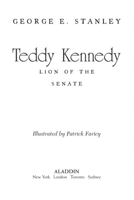 George E. Stanley - Teddy Kennedy, E-bok