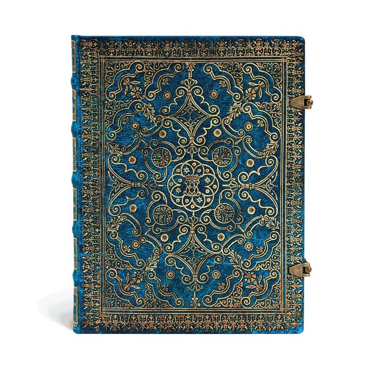 Anteckningsbok Paperblanks Ultra linj lås - Equinoxe, Azure, Övrigt
