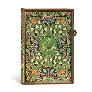 Anteckningsbok Paperblanks Mini linjerad med clasp-lås - Poetry in Bloom av Paperblanks