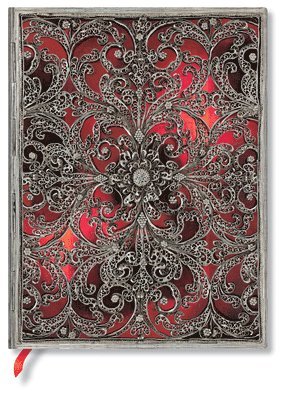 Garnet (Silver Filigree Collection) Ultra Unlined Softcover Flexi Journal av Paperblanks