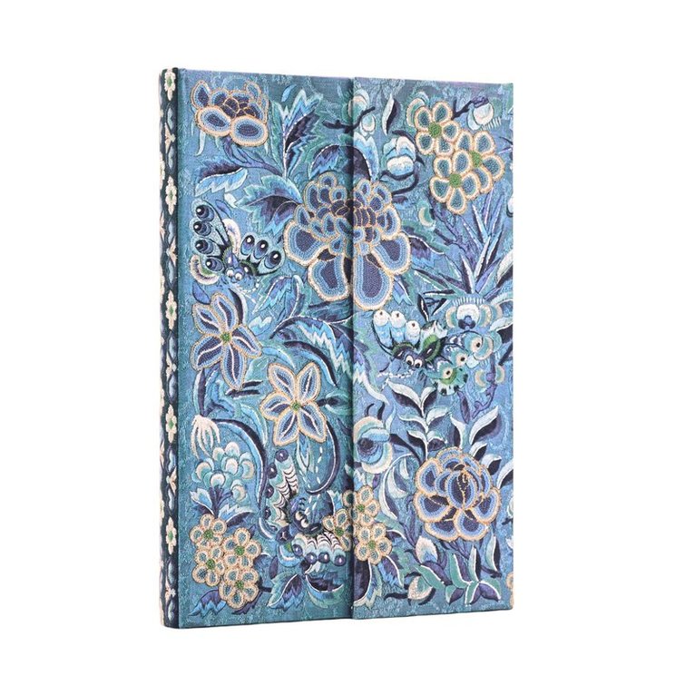 Anteckningsbok Paperblanks Mini linjerad wrap - Blue Willow, Övrigt