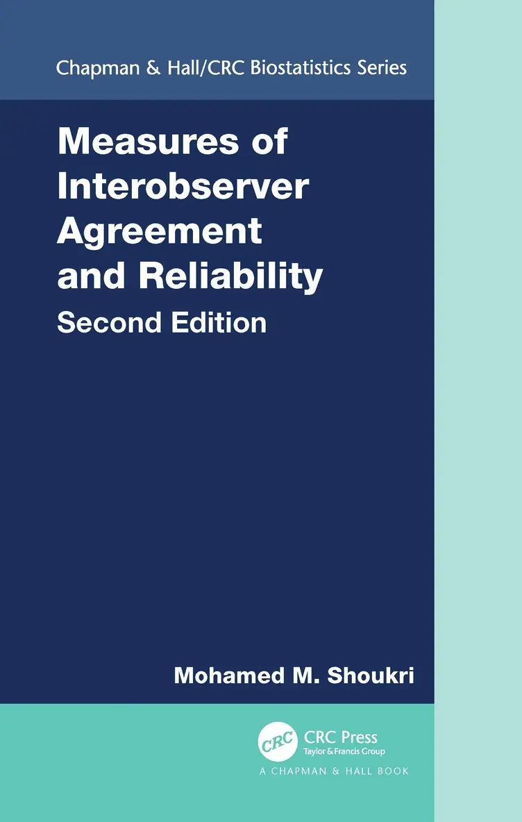 Mohamed M. Shoukri - Measures of Interobserver Agreement and Reliability, Inbunden. Tillgänglighet: Lägg i varukorg