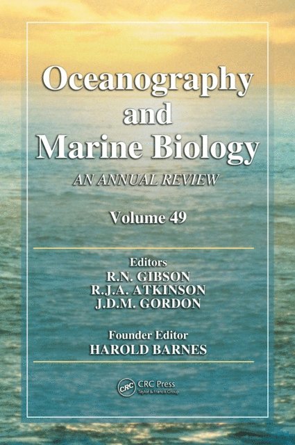 J. D. M. Gordon, R. J. A. Atkinson, R. N. Gibson - Oceanography and Marine Biology, E-bok