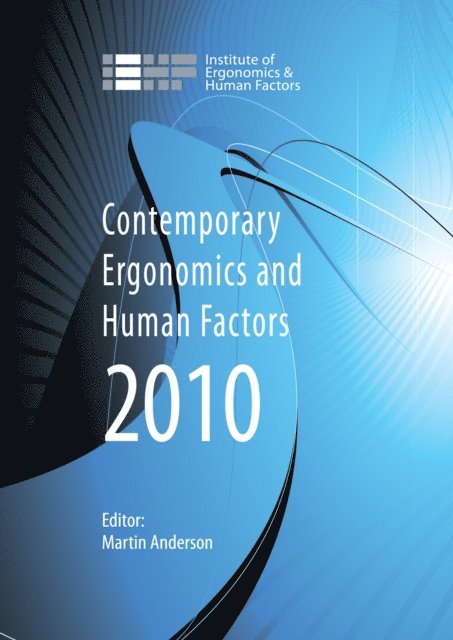 Martin Anderson - Contemporary Ergonomics and Human Factors 2010, E-bok