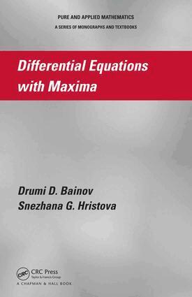 umi D. Bainov, Snezhana G. Hristova - Differential Equations with Maxima, E-bok. Tillgänglighet: Lägg i varukorg