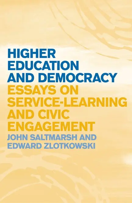 John Saltmarsh, Edward Zlotkowski - Higher Education and Democracy, Inbunden. Tillgänglighet: Tillfälligt slut