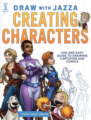Josiah Brooks - Draw With Jazza - Creating Characters, Häftad