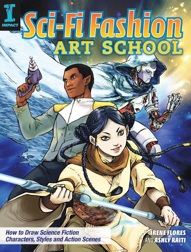 Ashly Raiti - Sci-fi fashion art school - how to draw science fiction action looks, style, Pocket