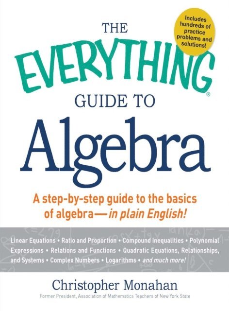 Christopher Monahan - Everything Guide to Algebra, E-bok. Tillgänglighet: Lägg i varukorg