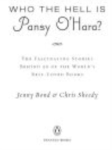 Chris Sheedy, Jenny Bond - Who the Hell Is Pansy O'Hara?, E-bok. Tillgänglighet: Lägg i varukorg
