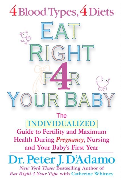 Catherine Whitney, Dr. Peter J. D'Adamo - Eat Right For Your Baby, E-bok