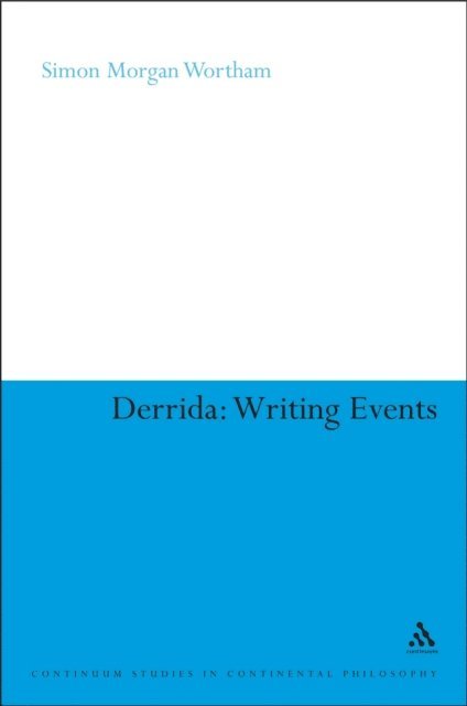 Simon Wortham - Derrida, E-bok