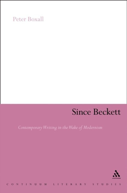 Peter Boxall - Since Beckett, E-bok