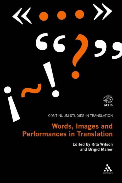 Rita Wilson, Brigid Maher - Words, Images and Performances in Translation, E-bok