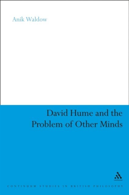 Anik Waldow - David Hume and the Problem of Other Minds, E-bok