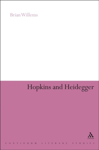 Brian Willems - Hopkins and Heidegger, E-bok