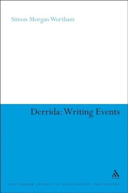 Simon Wortham - Derrida, E-bok
