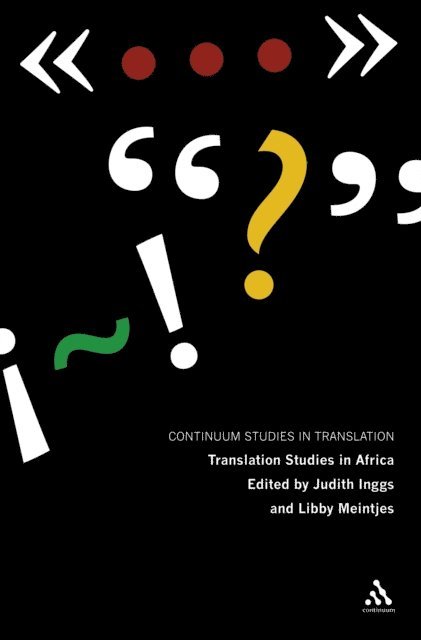Judith Inggs, Libby Meintjes - Translation Studies in Africa, E-bok
