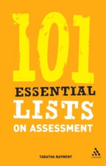 Tabatha Rayment - 101 Essential Lists on Assessment, E-bok