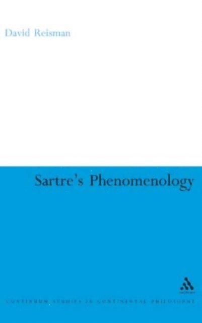 David Reisman - Sartre's Phenomenology, E-bok