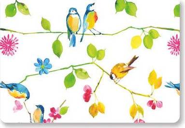 Note Card Watercolor Birds av Inc Peter Pauper Press
