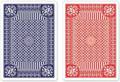 Premium Playing Cards Poker Blue/Red
