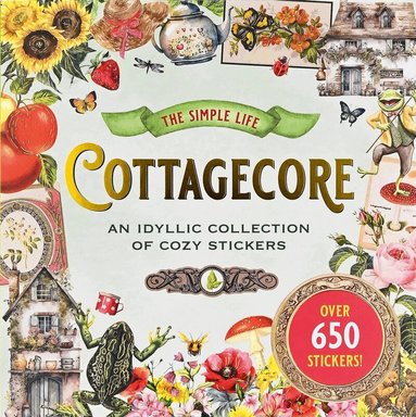 Klistermärkesbok Cottagecore
