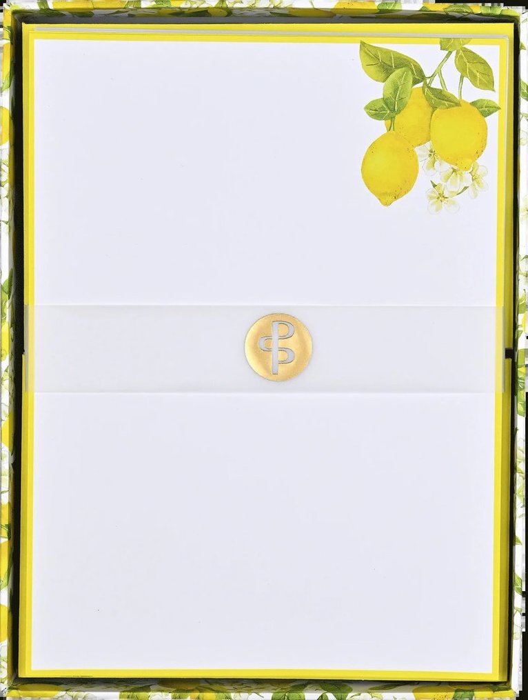 Brevpappersset - Amalfi Lemons, Övrigt