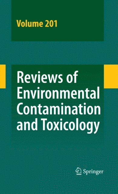 David M. Whitacre - Reviews of Environmental Contamination and Toxicology 201, E-bok
