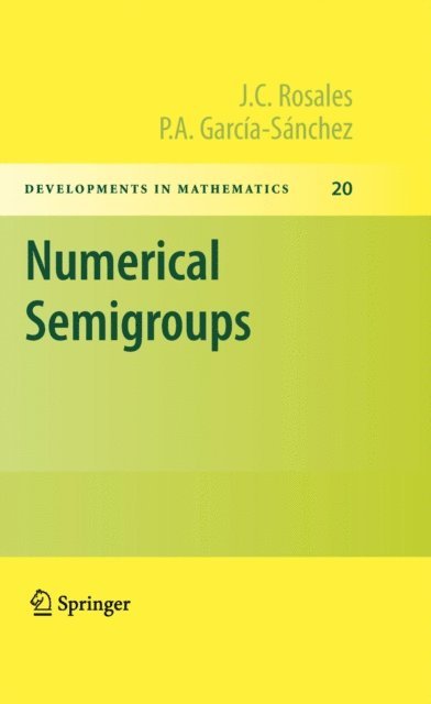 P. A. Garcia-Sanchez, J.C. Rosales - Numerical Semigroups, E-bok