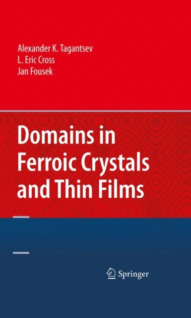 Jan Fousek, L. Eric Cross, Alexander Tagantsev - Domains in Ferroic Crystals and Thin Films, E-bok