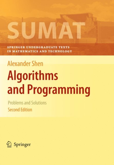 Alexander Shen - Algorithms and Programming, E-bok