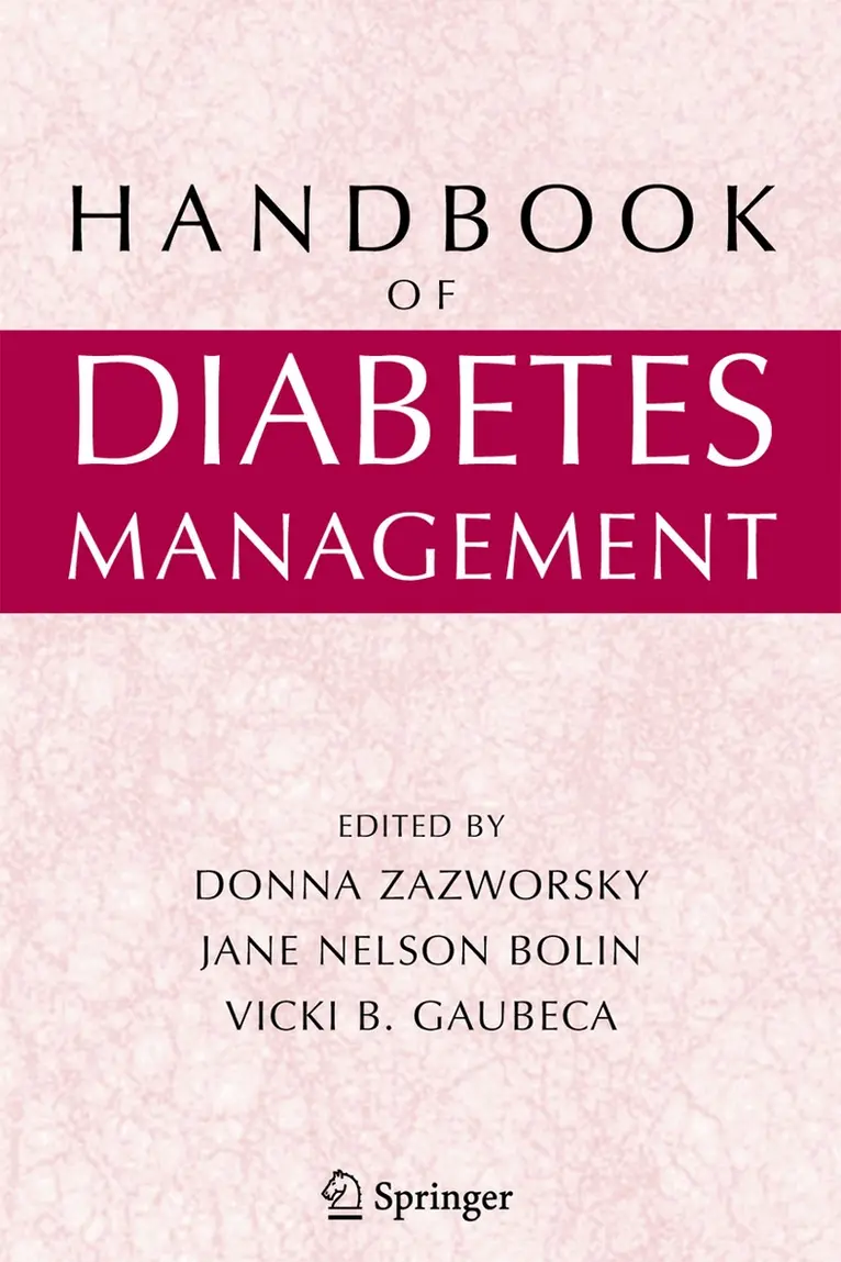 Donna Zazworsky, Jane Nelson Bolin, Vicki Gaubeca - Handbook of Diabetes Management, Häftad. Tillgänglighet: Lägg i varukorg