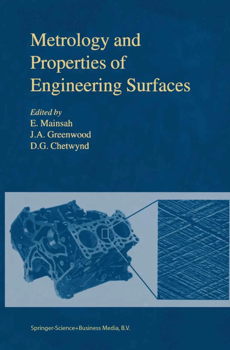 E. Mainsah, J.A. Greenwood, D.G. Chetwynd - Metrology and Properties of Engineering Surfaces, Häftad. Tillgänglighet: Lägg i varukorg