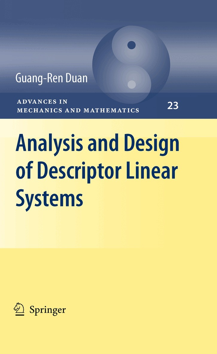 Guang-Ren Duan - Analysis and Design of Descriptor Linear Systems, Inbunden. Tillgänglighet: Lägg i varukorg